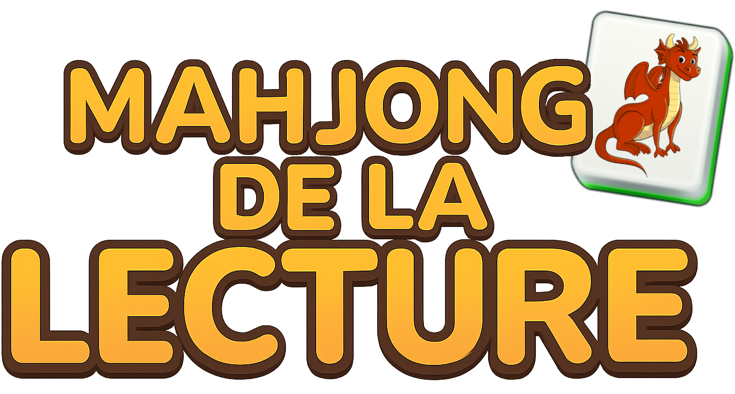 Mahjong de la lecture - Logo du jeu éducatif